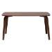 Baxton Studio Billie Wood Dining Table - Bentwood Leg Table with Rectangular Top, Mid-Century Style Centerpiece Seats 4-6 in Kitchen or Dining Room - Billie-Walnut-Rectangle-DT