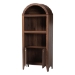 Baxton Studio Hayes Wood Cabinet with Arch Top - Mid-Century Modern Display Piece with Soft-Close Doors for Living Room or Hallway - SE DC270020WI-Columbia-Cabinet
