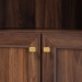 Baxton Studio Hayes Wood Cabinet with Arch Top - Mid-Century Modern Display Piece with Soft-Close Doors for Living Room or Hallway - SE DC270020WI-Columbia-Cabinet