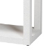 bali & pari Oaklynn Natural Grasscloth Bookshelf - Two-Tier Display Piece with Open Frame, Modern Coastal Accent Shelving for Living Room, White - FBS204-S347 White-Bookshelf