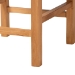bali & pari Pava Woven Seagrass Counter Stool - Solid Mahogany Wood Stool with Textured Back, Coastal Boho Seating for Kitchen Island, Counter Height - MD-39882-Honey Wooden-Cushion-CS