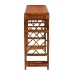 bali & pari Wahid Marbled Tortoise Natural Rattan Console Table - Handcrafted Wicker Accent Table with Coastal Boho Style for Entryway or Living Room - WS208-Tortoise Rattan-Console Table