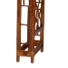 bali & pari Wahid Marbled Tortoise Natural Rattan Console Table - Handcrafted Wicker Accent Table with Coastal Boho Style for Entryway or Living Room - WS208-Tortoise Rattan-Console Table