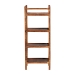 bali & pari Basile Marbled Tortoise Natural Rattan Display Shelf - 4-Tier Handcrafted Wicker Etagere, Tropical Vertical Bookcase for Living Room or Entryway - WS197-Tortoise Rattan-Shelf