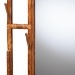 bali & pari Feyre Marbled Tortoise Natural Rattan Hall Tree - Handcrafted Wicker Entryway Organizer with Mirror, Shelving and Hooks, Tropical and Coastal Foyer Complement - WS200-Tortoise Rattan-Hall Tree