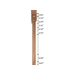 Baxton Studio Rodolfo Platform Bed - Mid-Century Modern Bed with Woven Rattan Headboard, King - MG9774/9704-King