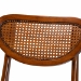 Baxton Studio Kristy 5-Piece Dining Set - Mid-Century Modern Rectangle Table and Chair Set for Dining Room, Kitchen, Apartment - Kristy-Walnut Rattan-Rectangle-5PC Dining Set