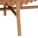 bali & pari Abagale Natural Rattan 2-Piece Dining Chair Set - Handwoven Wicker Accent Side Chair with Floral Back and Removable Cushion, Artisanal Seating for Kitchen or Dining Room - Abagale/Flower-Light Honey Rattan-Cushion-DC
