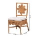 bali & pari Abagale Natural Rattan 2-Piece Dining Chair Set - Handwoven Wicker Accent Side Chair with Floral Back and Removable Cushion, Artisanal Seating for Kitchen or Dining Room - Abagale/Flower-Light Honey Rattan-Cushion-DC