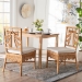 bali & pari Abia Natural Rattan 2-Piece Dining Chair Set - Handwoven Wicker Accent Side Chair with Bow and Ribbon Design, Artisanal Seating for Kitchen or Dining Room - Abia/Bow Tie-Light Honey Rattan-Cushion-DC