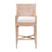 bali & pari Allen Natural Rattan Counter Stool - Handwoven Wicker Stool with Lattice Back and Removable Cushion, Counter Height Seating for Kitchen Island or Lounge - Allen-White Washed Rattan-Cushion-CS