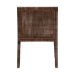 bali & pari Karis Rattan Dining Chair with Cushion - Handwoven Wicker Armchair with Mahogany Wood Frame, Coastal Boho Style Indoor Seating, Antique Coffee - Karis-Coffee Antique-DC