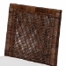 bali & pari Sofia Rattan Dining Chair with Cushion - Handwoven Wicker Side Chair with Mahogany Wood Frame, Coastal Boho Style Indoor Seating, Antique Coffee - Sofia-Coffee Antique-DC