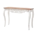 Baxton Studio Riquin Distressed Wood Console Table - Carved Wood Accent Table with Floral Motif and Two-Tone Finishing