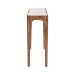 Baxton Studio Lluvia Slim Marble Console Table - Modern Accent Table with Mango Wood Frame for Entryway, Hallway, or Living Room - FUR6894-Natural Marble Top-Console Table