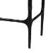 Baxton Studio Edsel Marble Console Table - Modern Rustic Accent Table with Hand-Forged Metal Frame for Living Room or Entryway, Rectangle - FUR6880-Marble Top/Hammered-Console Table