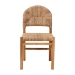 bali & pari Cavo Handwoven Seagrass Dining Chair - Natural Fiber Wicker Side Chair with Mahogany Wood Frame, for Dining Room, Kitchen, or Accent Seating - Cavo-Honey/Natural Banana-Wooden-DC