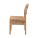 bali & pari Cavo Handwoven Seagrass Dining Chair - Natural Fiber Wicker Side Chair with Mahogany Wood Frame, for Dining Room, Kitchen, or Accent Seating - Cavo-Honey/Natural Banana-Wooden-DC