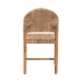 bali & pari Cavo Handwoven Seagrass Dining Chair - Natural Fiber Wicker Side Chair with Mahogany Wood Frame, for Dining Room, Kitchen, or Accent Seating - Cavo-Honey/Natural Banana-Wooden-DC