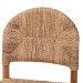 bali & pari Cavo Handwoven Seagrass Dining Chair - Natural Fiber Wicker Side Chair with Mahogany Wood Frame, for Dining Room, Kitchen, or Accent Seating - Cavo-Honey/Natural Banana-Wooden-DC