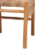 bali & pari Cavo Handwoven Seagrass Dining Chair - Natural Fiber Wicker Side Chair with Mahogany Wood Frame, for Dining Room, Kitchen, or Accent Seating - Cavo-Honey/Natural Banana-Wooden-DC