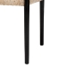 bali & pari Onda Handwoven Seagrass Dining Chair - Natural Fiber Wicker Armchair with Mahogany Wood Frame for Dining Room or Living Space - Onda-Black/Natural Abaca-Wooden-DC