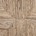 bali & pari Onda Handwoven Seagrass Dining Chair - Natural Fiber Wicker Armchair with Mahogany Wood Frame for Dining Room or Living Space - Onda-Black/Natural Abaca-Wooden-DC