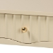bali & pari Leeba Console Table - 3-Drawer Accent Table with Fluted Wood and Scalloped Framing for Living Room, Hallway, or Entryway - Leeba-Beige-Wooden-3DRW-Console Table