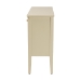 bali & pari Leeba Sideboard - Modern Storage Buffet Console with Fluted Wood and Scalloped Molding for Kitchen or Dining Room - Leeba-Beige-Wooden-3DR-Sideboard