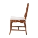 bali & pari Rio Marbled Tortoise Natural Rattan Dining Chair - Handwoven Wicker Accent Side Chair with Removable Cushion, for Dining Room or Accent Seating - Rio-Tortoise-Rattan-Cushion-DC