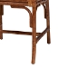 bali & pari Rio Marbled Tortoise Natural Rattan Dining Chair - Handwoven Wicker Accent Side Chair with Removable Cushion, for Dining Room or Accent Seating - Rio-Tortoise-Rattan-Cushion-DC