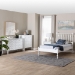 Baxton Studio Denita Spindle 4-Piece Bedroom Set - Farmhouse Platform Bed with Matching Dresser, Chest, and 1-Drawer Nightstand, White, Twin - Alaba-4PC Bedroom Set-White-Twin-1NS