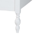 Baxton Studio Callison Spindle Platform Bed - Turned Farmhouse Bed Frame with Spoked Headboard and Sculpted Legs, White, Full - MG0259-White-Full