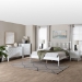 Baxton Studio Callison Spindle 5-Piece Bedroom Set - Farmhouse Platform Bed with Matching Dresser, Chest, and 2-Drawer Nightstands, White, Full - Eniola-5PC Bedroom Set-White-Full