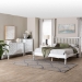 Baxton Studio Denita Spindle 4-Piece Bedroom Set - Farmhouse Platform Bed with Matching Dresser, Chest, and 1-Drawer Nightstand, White, Full - Alaba-4PC Bedroom Set-White-Full-1NS