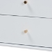 Baxton Studio Denita Spindle 4-Piece Bedroom Set - Farmhouse Platform Bed with Matching Dresser, Chest, and 1-Drawer Nightstand, White, Full - Alaba-4PC Bedroom Set-White-Full-1NS