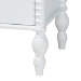 Baxton Studio Callison Spindle Nightstand - 2-Drawer Farmhouse Bedside Table with Turned Accents for Bedroom, White - MG9020-White-2DW-NS