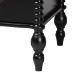 Baxton Studio Callison Spindle Chest - 4-Drawer Farmhouse Vertical Cabinet with Turned Accents for Bedroom, Black - MG9020-Black-4DW-Chest