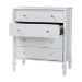 Baxton Studio Callison Spindle Chest - 4-Drawer Farmhouse Vertical Cabinet with Turned Accents for Bedroom, White - MG9020-White-4DW-Chest