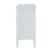 Baxton Studio Callison Spindle Chest - 4-Drawer Farmhouse Vertical Cabinet with Turned Accents for Bedroom, White - MG9020-White-4DW-Chest