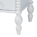 Baxton Studio Callison Spindle Chest - 4-Drawer Farmhouse Vertical Cabinet with Turned Accents for Bedroom, White - MG9020-White-4DW-Chest