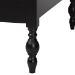 Baxton Studio Callison Spindle Daybed - Turned Farmhouse Sofa Bed with Spoked Frame Border for Living Room, Guest Room, or Kids Room, Black, Twin - MG0259-1-Black-Twin-Daybed