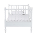 Baxton Studio Callison Spindle Daybed - Turned Farmhouse Sofa Bed with Spoked Frame Border for Living Room, Guest Room, or Kids Room, White, Twin - MG0259-1-White-Twin-Daybed