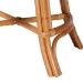 bali & pari Amina Natural Rattan Counter Stool - Handwoven Wicker Stool with Swivel Seat and Upholstered Cushion, Boho Coastal Seating with Footrest for Kitchen Island or Lounge - Amina-Light Honey Rattan-CS