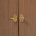bali & pari Latifa Storage Cabinet - 2-Door Accent Cabinet with Rounded Edges and Metal Door Pulls for Living Room or Entryway - Latifa-Antq Brown-Wooden-2DR-Cabinet