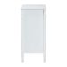 Baxton Studio Hoffman Chest - 4-Drawer Vertical Storage Cabinet with Scalloped Apron and Turned Legs for Bedroom, White - MG9022-White-4DW-Chest