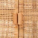 bali & pari Vivan Natural Rattan Storage Cabinet - 2-Tier Handwoven Wicker Accent Cabinet with Double Doors and Elevated Base, Natural Brown - Vivan-SVN2630A-Natural-Cabinet