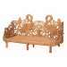 bali & pari Aves Natural Rattan Daybed with Decorative Flamingo Frame - Handwoven Wicker Lounge Bed with Boho Coastal Frame for Living Room, Bedroom, or Sunroom, Twin - Aves-Light Honey Rattan No Mattress-Daybed