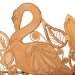 bali & pari Aves Natural Rattan Daybed with Decorative Flamingo Frame - Handwoven Wicker Lounge Bed with Boho Coastal Frame for Living Room, Bedroom, or Sunroom, Twin - Aves-Light Honey Rattan No Mattress-Daybed