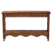 bali & pari Alessa Mahogany Wood Console Table - Fluted Wood Accent Table with Bamboo Motif and Two-Tier Display for Living Room, Entryway, or Hallway, 54 in. - Alessa-Light Brown Wooden-54in-Console Table